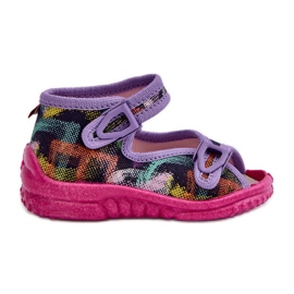 Lemigo Kinderhausschuhe Nel 310-06 Gokids Mehrfarbig lila