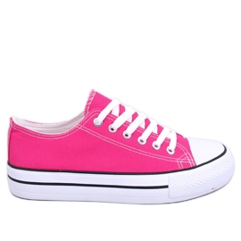Klassische Damen-Sneaker Fargis Fuchsia rosa