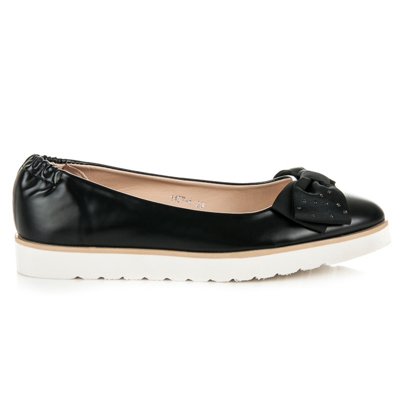 Vices Ballerina mit Schleife schwarz