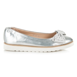 Vices Ballerina mit Schleife grau