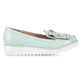 Mint lackierte VICES Schuhe grün