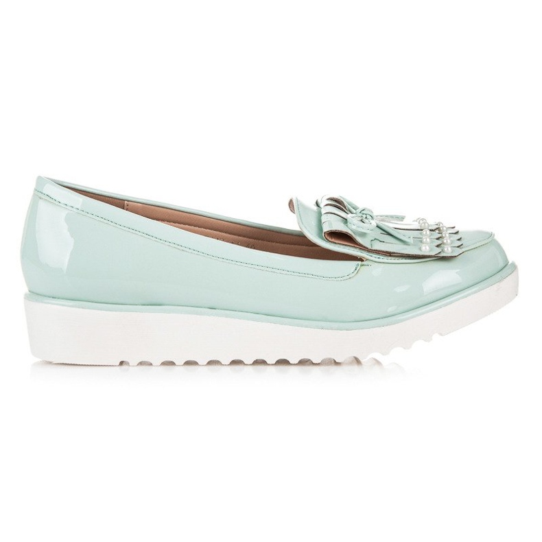 Mint lackierte VICES Schuhe grün