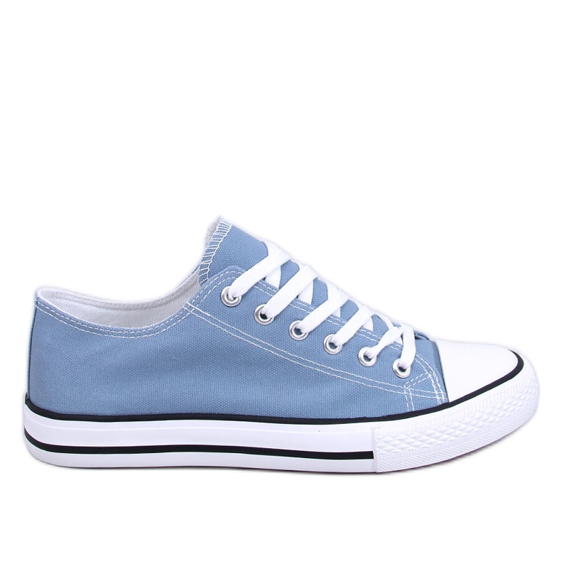 Klassische Damen-Sneaker Basic Jeans blau