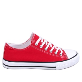 Klassische Damen-Sneaker Basic Red rot