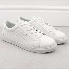 Herren-Sportschuhe aus ökologischem Leder, weiß Big Star OO174020