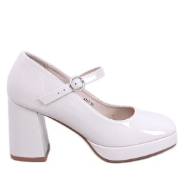 Beigefarbene Plateau-Pumps von Sorel