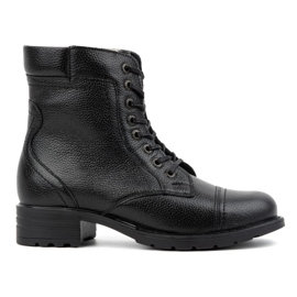 Olivier Damen-Lederstiefel, isolierte Winterstiefel, 226BB, schwarz