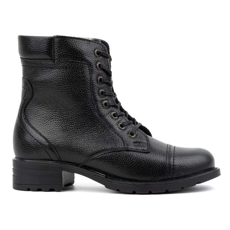 Olivier Damen-Lederstiefel, isolierte Winterstiefel, 226BB, schwarz