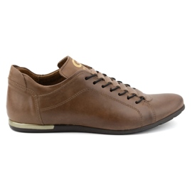 Polbut Herren-Sportschuhe aus Leder 2123 braun
