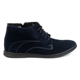 Olivier Herren-Chelsea-Schnürstiefel 307lu, Marineblau