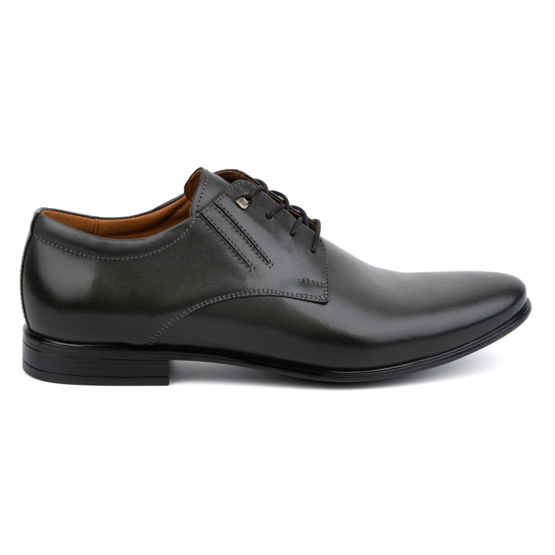 Olivier Formale Herren-Lederschuhe, elegant, 480 Grau