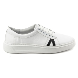 KOMODO Herren-Freizeit-Lederschuhe 910/2 weiß