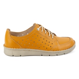 Kampol Damen-Lederschuhe 403/83 orange