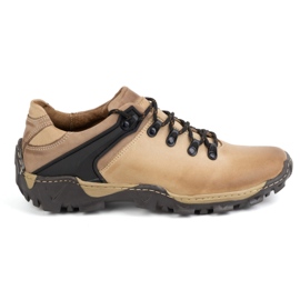 Olivier Herren-Trekkingschuhe 116 hellbraun beige
