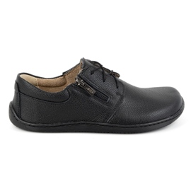 Olivier Minimalistische Barfuß-Lederschuhe für Damen 1244 schwarz