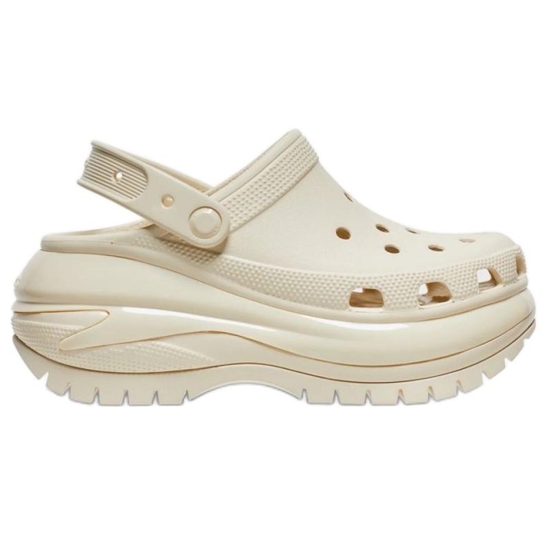 Crocs Mega Crush Clog 207988-2Y2 beige