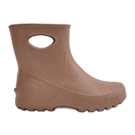 Wasserdichte Damen-Gummistiefel LEMIGO Garden 752 Camel braun