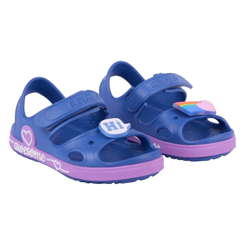 Coqui Yogi Sandalen 92800617418 blau