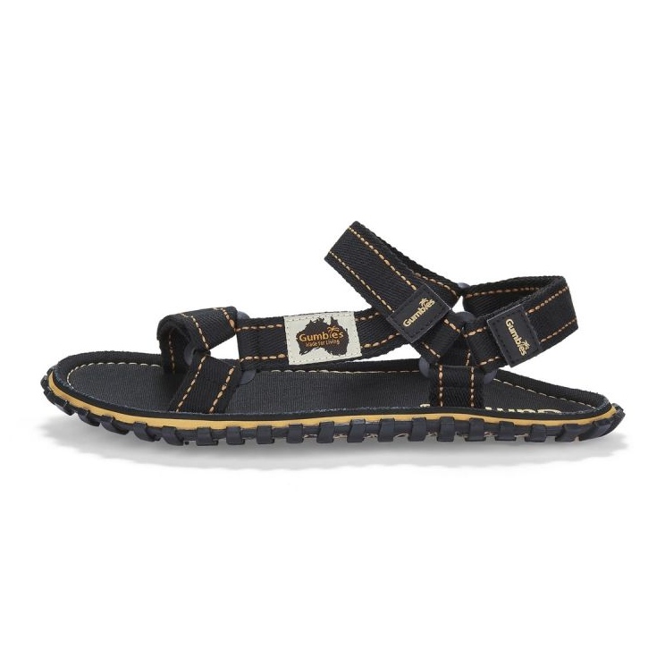 Gumbies Tracker Sandalen Unisex Schwarz GU-SATRA001