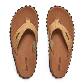 Gumbies Vegovert Flip-Flops Unisex Tan Flip-Flops GU-FFVEG128 braun