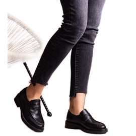 Schwarze elegante Élodie-Loafer