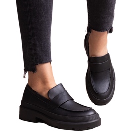 Schwarze Schuhe aus Seraphin-Öko-Leder