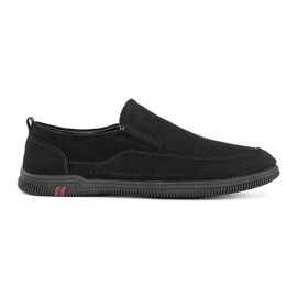 Herrenschuhe aus schwarzem Wildleder