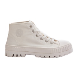 Damen-High-Top-Sneaker Big Star OO274009 Weiß