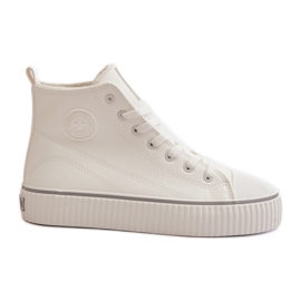 Isolierte Damen-Sneaker aus Öko-Leder Big Star OO274788 Weiß