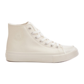Isolierte Damen-Sneaker aus Öko-Leder, Weiß, Big Star OO274932
