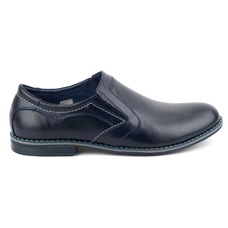 Olivier Formelle Herren-Slipper 284LU, Marineblau