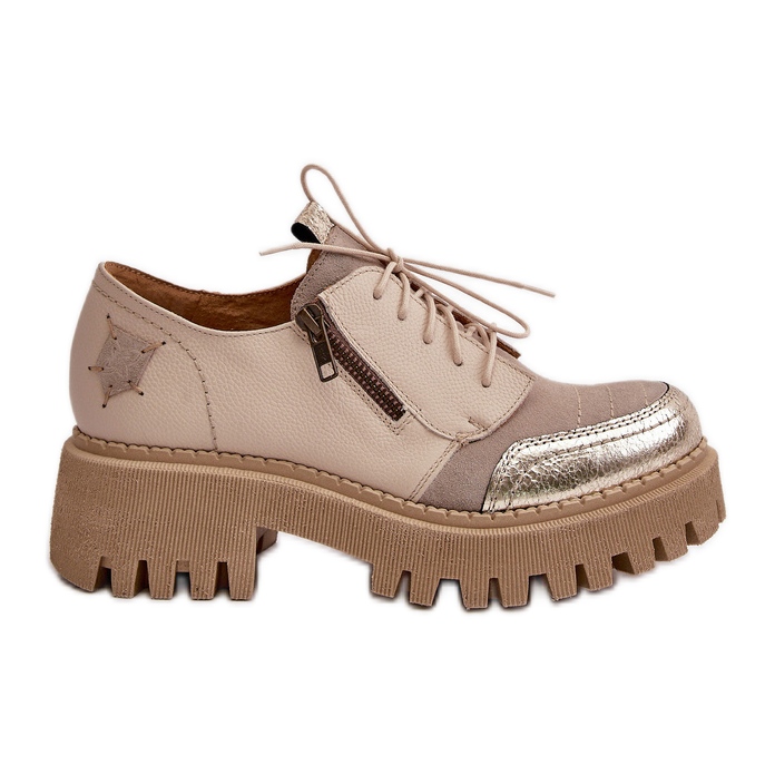 Damenschuhe aus Naturleder Beige Maciejka 06177-04