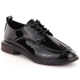 Schwarze Damenschuhe aus Lackleder Filippo DP6307/24