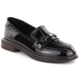 Schwarze Damenschuhe aus Lackleder Filippo DP6306/24