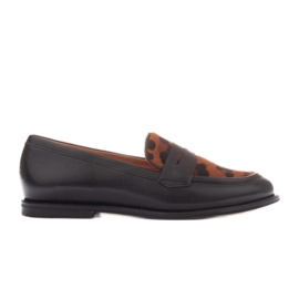 Marco Shoes Loafer von Lorenzo Pony schwarz