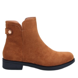 Klassische Damen-Chelsea-Stiefel Beres Camel braun