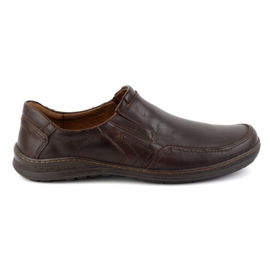 Olivier Herren-Slipper aus Leder 790MP braun