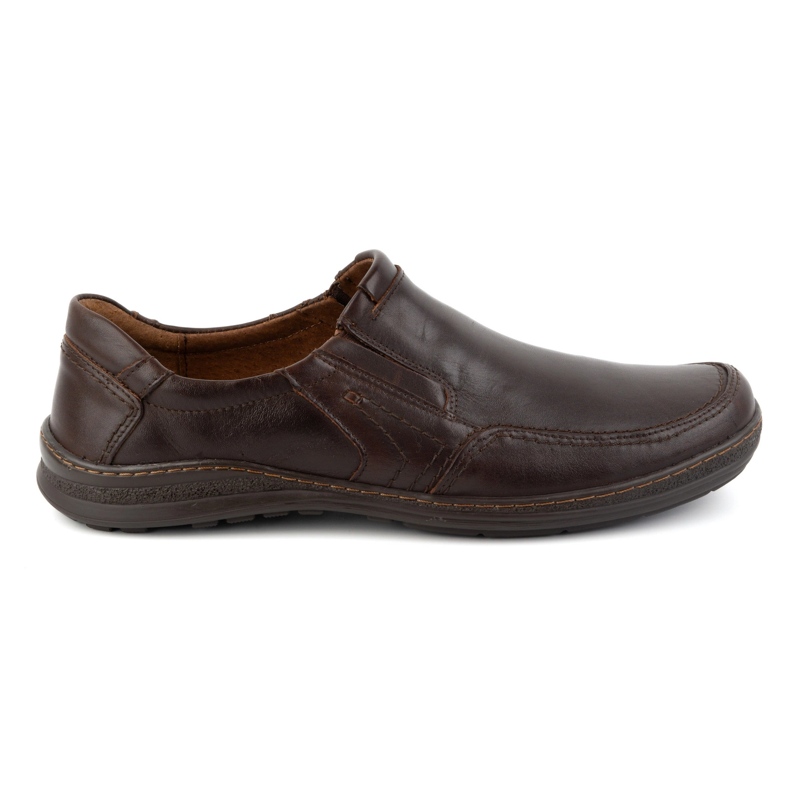 Olivier Herren-Slipper aus Leder 790MP braun