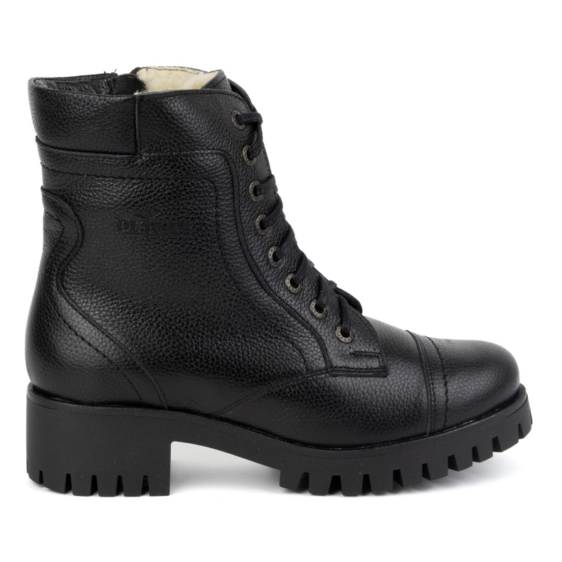 Olivier Damen-Lederstiefel, isoliert, 272BB, schwarze Narbung