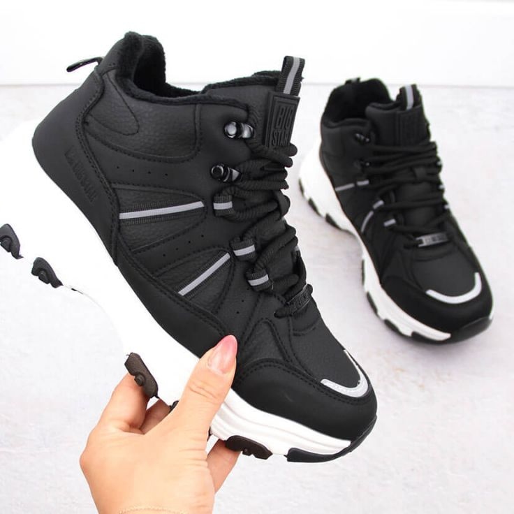 Big Star INT2032A hochisolierte Stiefel, schwarz