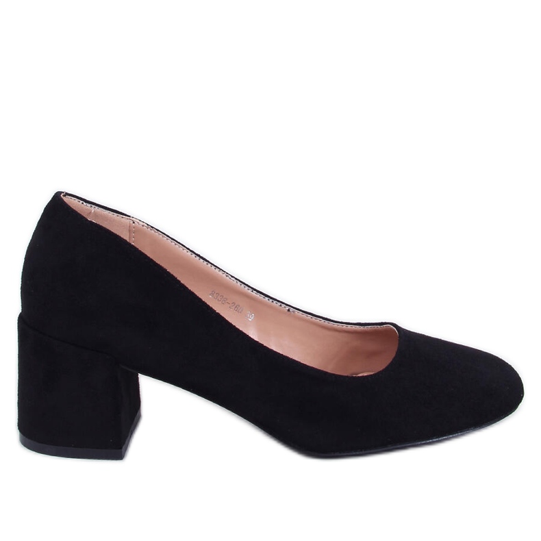 Fredette Schwarze bequeme Pumps mit Absatz