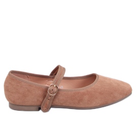 Mary Jane Golins Khaki-Ballerinas beige