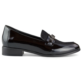 Klassische schwarze Lackschuhe für Damen