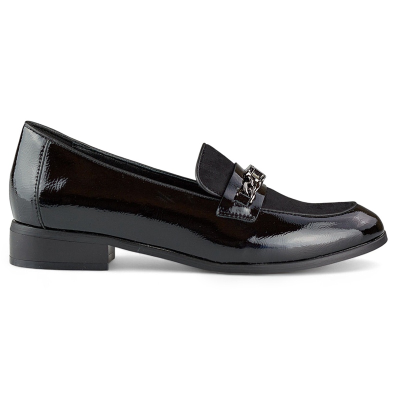 Klassische schwarze Lackschuhe für Damen