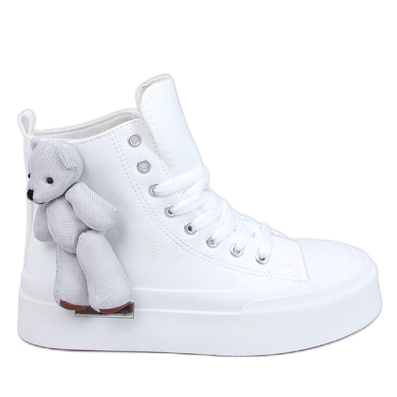 Weiße Teddybär-Sneaker von Rooks