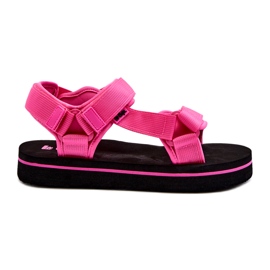 Frauensandalen auf der Lee Cooper LCW-24-05-2750L Fuksja-Plattform rosa