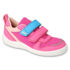 Rosa Sportschuhe für Kinder von Befado mit Klettverschluss 452Y001