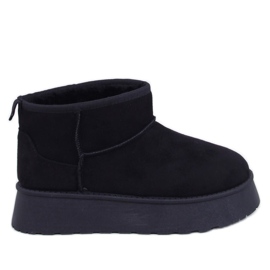 Rodmans Schwarze kurze Plateauschuhe