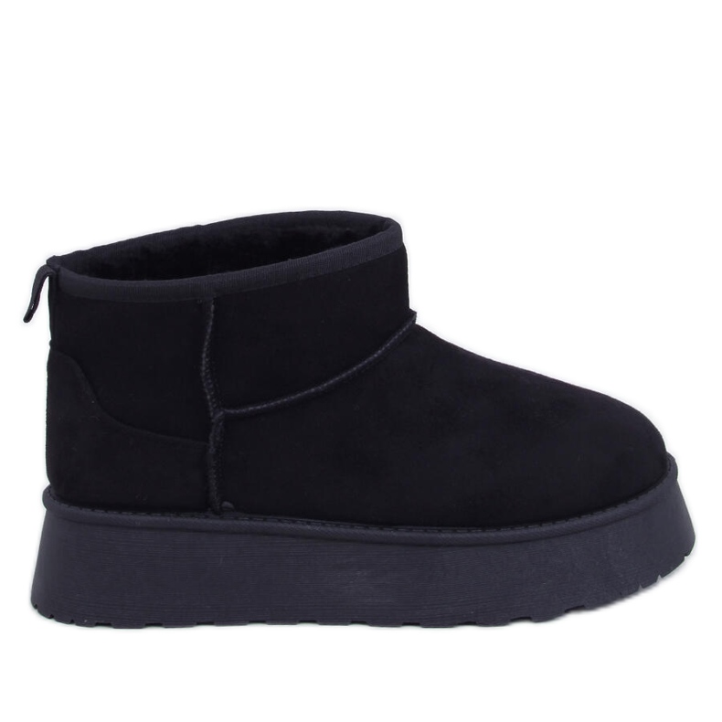 Rodmans Schwarze kurze Plateauschuhe