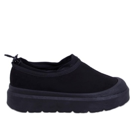 Jayden Black Emus kurze Schneestiefel schwarz